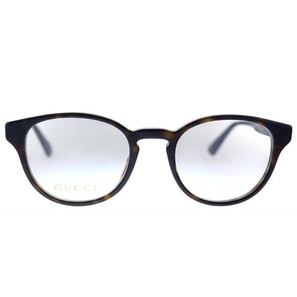 NEW GUCCI round acetate eyeglasses in havana - Picture 2 of 3